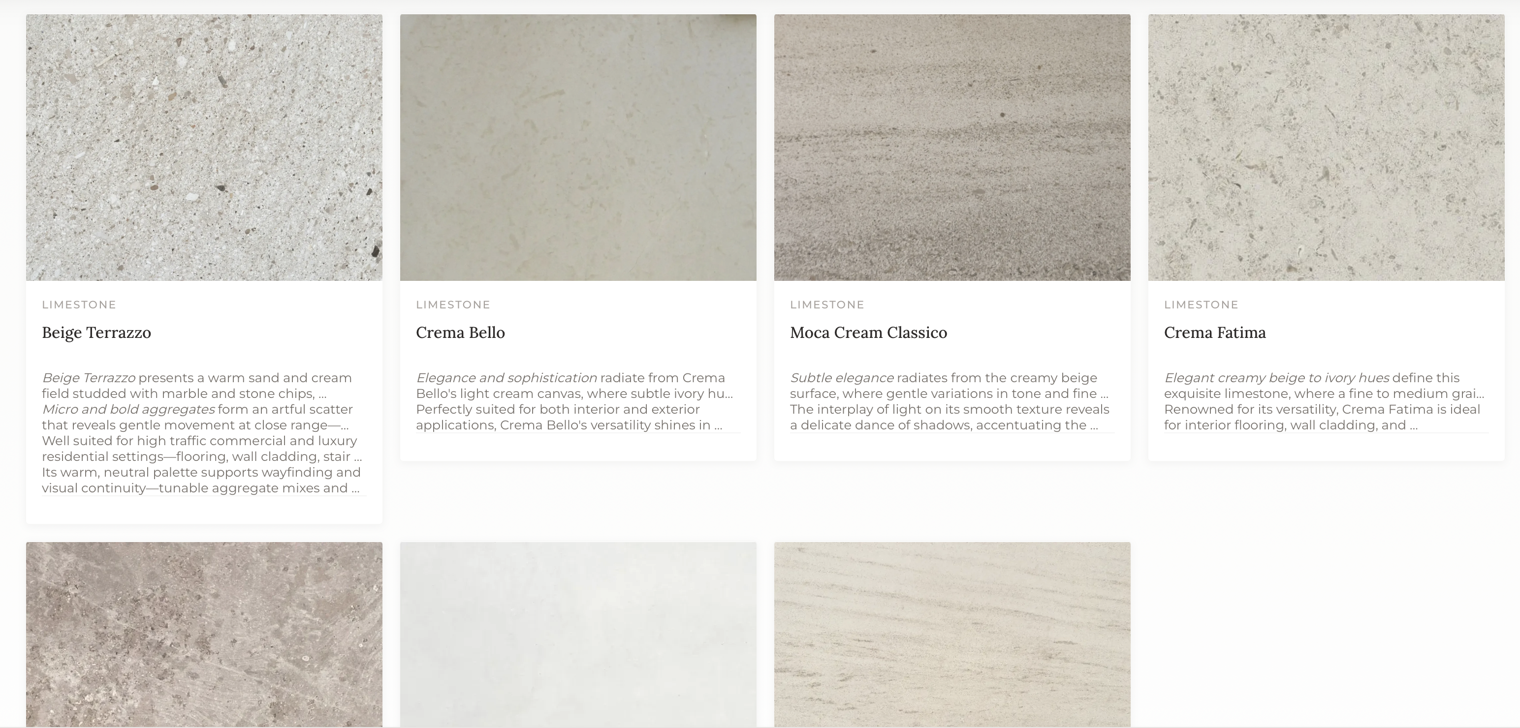 Limestone exterior facade and flooring installation UAE — RNK Technical Services